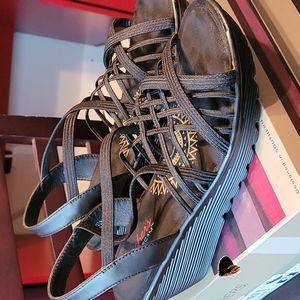 Skechers comfort Wedge Strappy Sandal